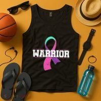 Thyroid Or Thyroid Awareness Or Thyroid Cancer Warrior Cute Tank Top thumb 4