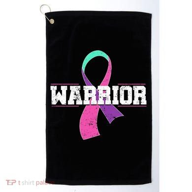 Thyroid Or Thyroid Awareness Or Thyroid Cancer Warrior Cute Golf Towel