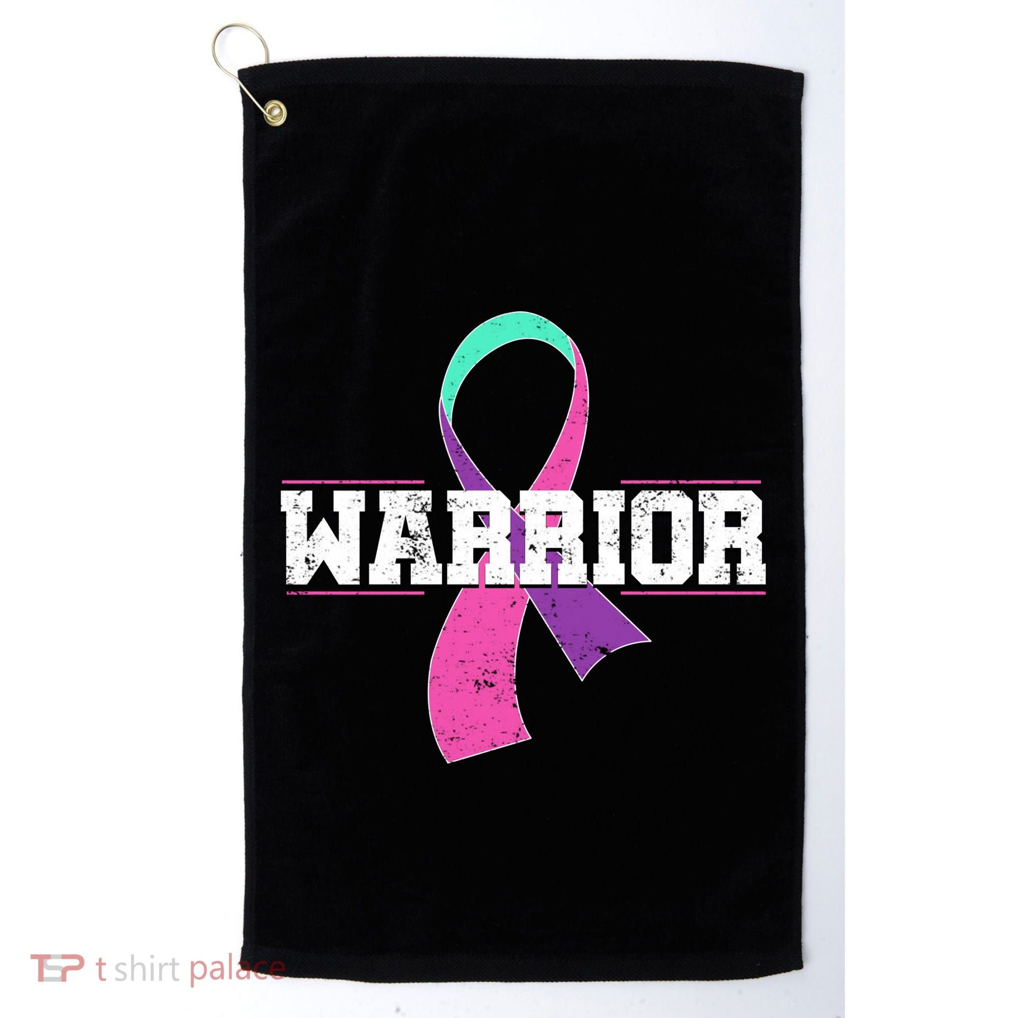Thyroid Or Thyroid Awareness Or Thyroid Cancer Warrior Cute Golf Towel