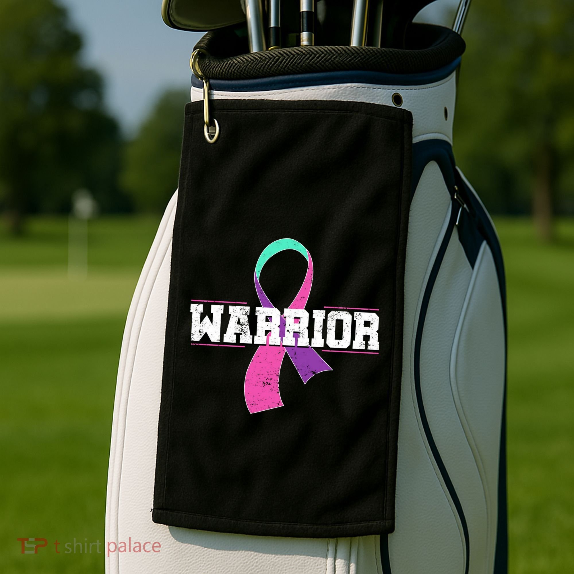 Thyroid Or Thyroid Awareness Or Thyroid Cancer Warrior Cute Golf Towel