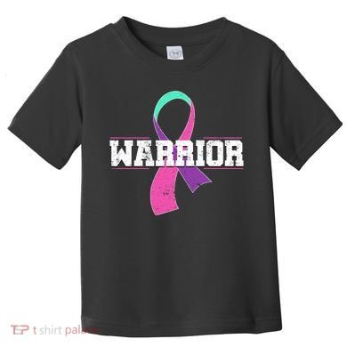 Thyroid Or Thyroid Awareness Or Thyroid Cancer Warrior Cute Toddler T-Shirt