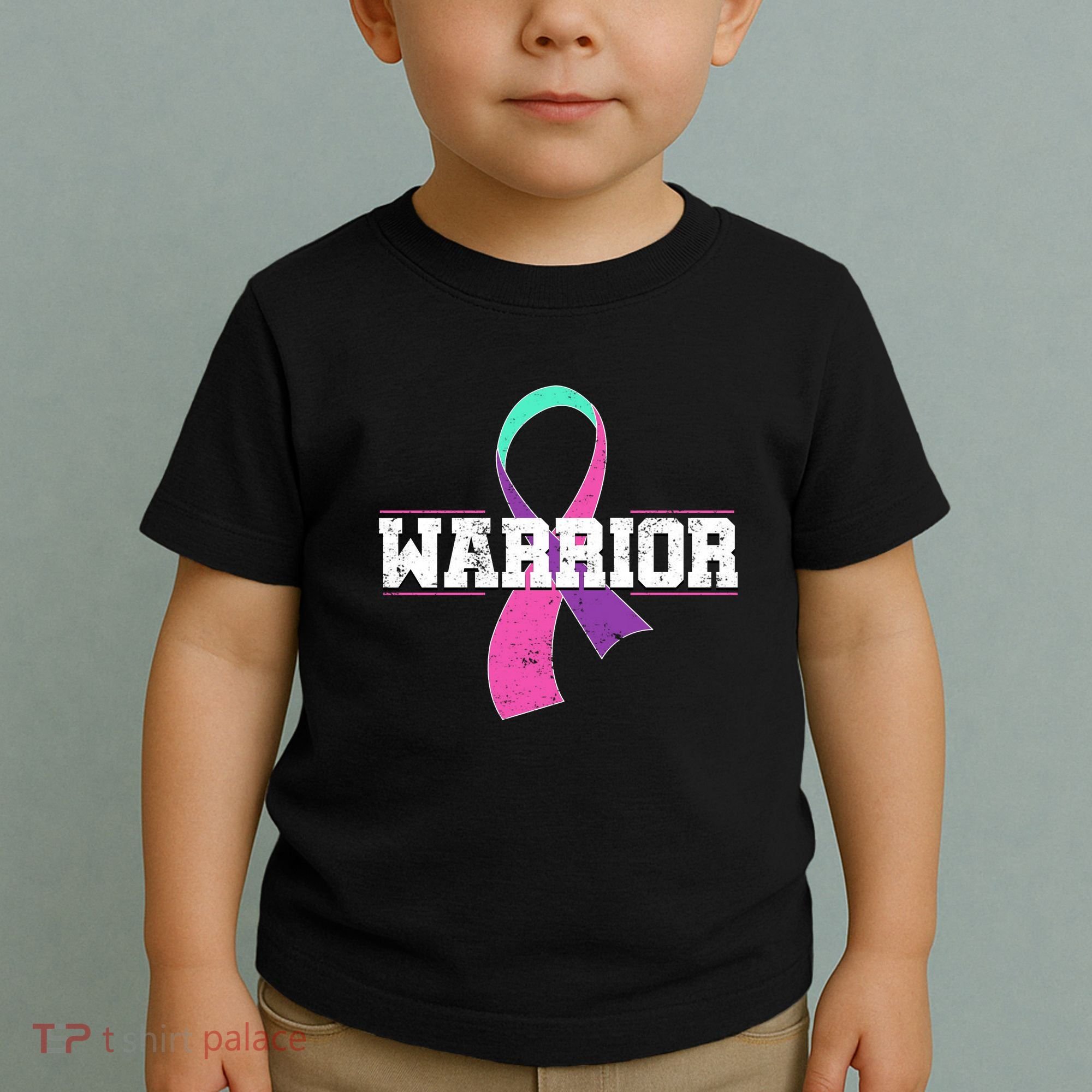 Thyroid Or Thyroid Awareness Or Thyroid Cancer Warrior Cute Toddler T-Shirt