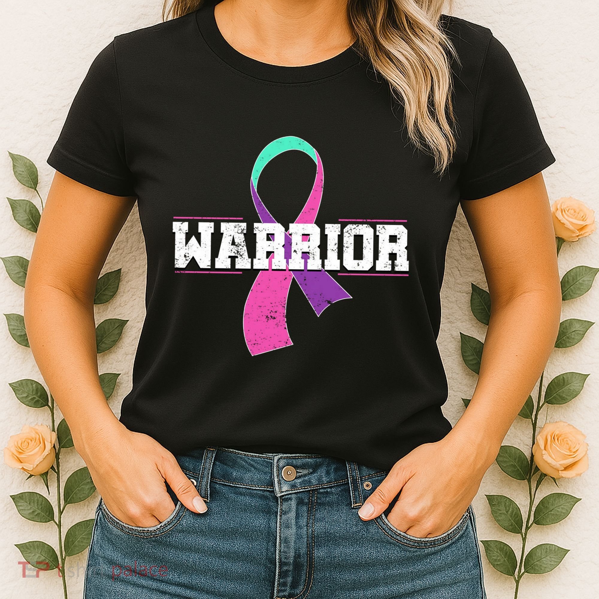 Thyroid Or Thyroid Awareness Or Thyroid Cancer Warrior Cute Women's T-Shirt