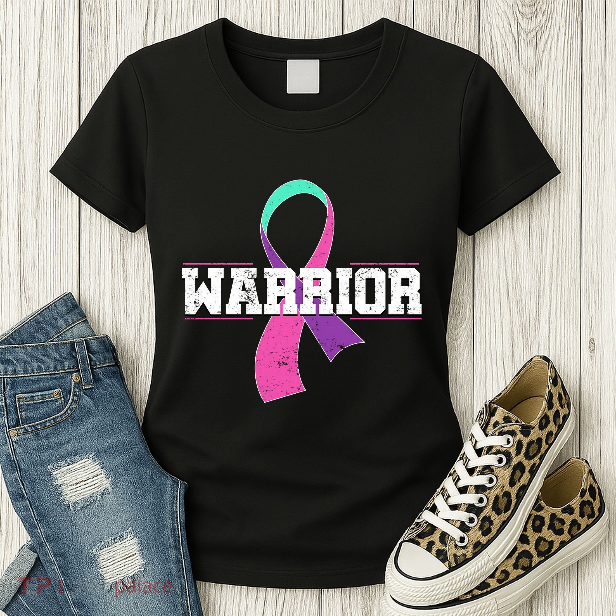 Thyroid Or Thyroid Awareness Or Thyroid Cancer Warrior Cute Women's T-Shirt