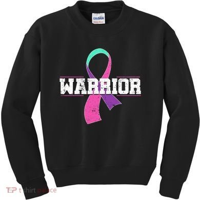 Thyroid Or Thyroid Awareness Or Thyroid Cancer Warrior Cute Kids Sweatshirt