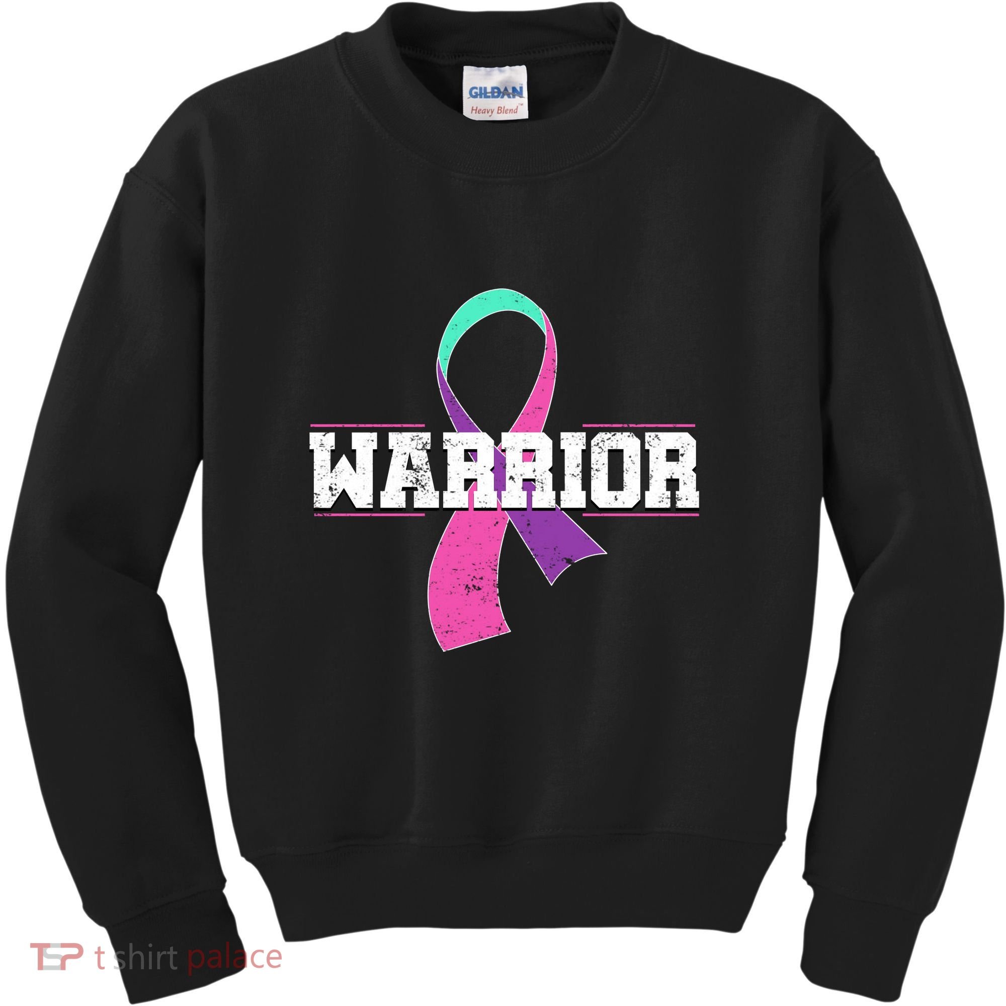 Thyroid Or Thyroid Awareness Or Thyroid Cancer Warrior Cute Kids Sweatshirt