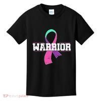 Thyroid Or Thyroid Awareness Or Thyroid Cancer Warrior Cute Kids T-Shirt thumb 0