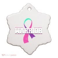 Thyroid Or Thyroid Awareness Or Thyroid Cancer Warrior Cute Ceramic Ornament thumb 0