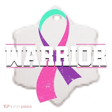 Thyroid Or Thyroid Awareness Or Thyroid Cancer Warrior Cute Ceramic Ornament