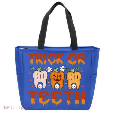Trick Or Teeth Funny Dentist Halloween Dental Squad Cute Gift Tote Bag