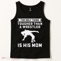 The Only Thing Tougher Than A Wrestler Is His Mom Wrestling  Tank Top thumb 2