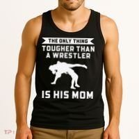 The Only Thing Tougher Than A Wrestler Is His Mom Wrestling  Tank Top thumb 3