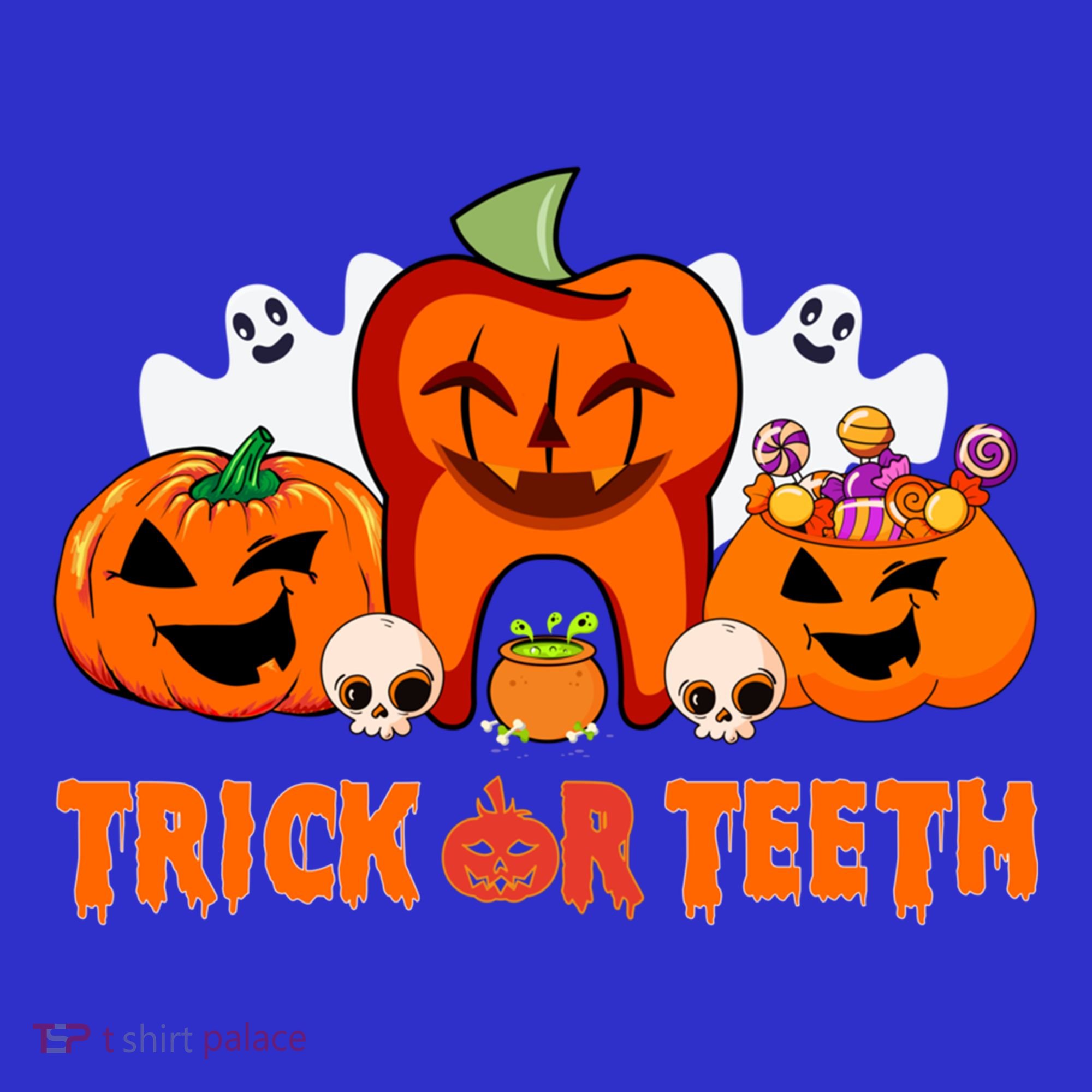 Trick Or Teeth Funny Dentist Halloween Dental Squad Great Gift Tote Bag