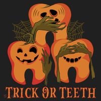 Trick Or Teeth Funny Dentist Halloween Dental Squad Funny Gift Hat thumb 2