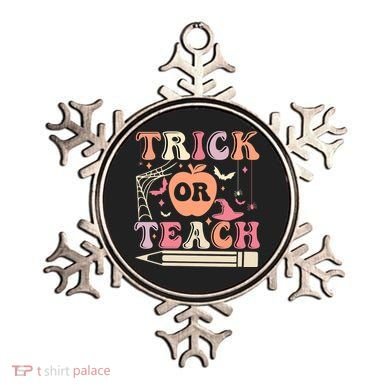 Trick Or Teach Funny Teacher Halloween Ornament