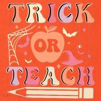Trick Or Teach Funny Teacher Halloween Mousepad thumb 1