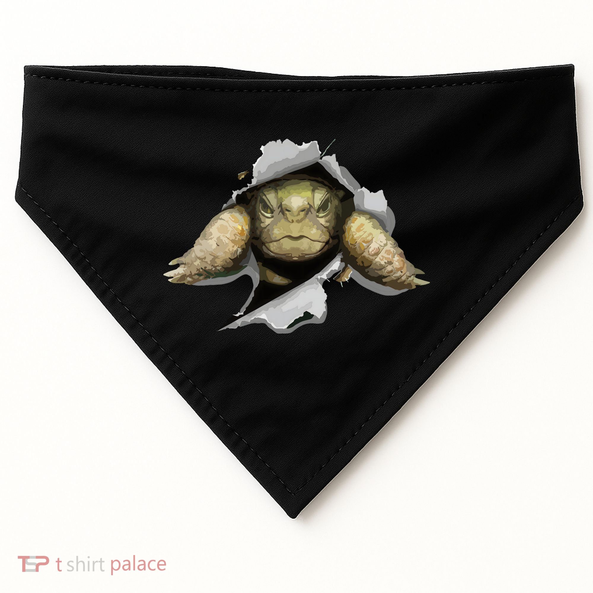 Tortoise Owner Turtle Tortoise Love Funny Tortoise USA-Made Doggie Bandana