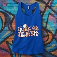 Trick Or Teeth Dentist Halloween Spooky Dental Hygienist Gift Women's Tank Top thumb 3