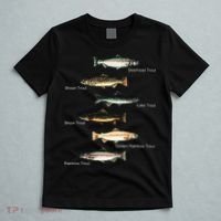 Types Of Trout Fish Species Collection Fishing T-Shirt thumb 5