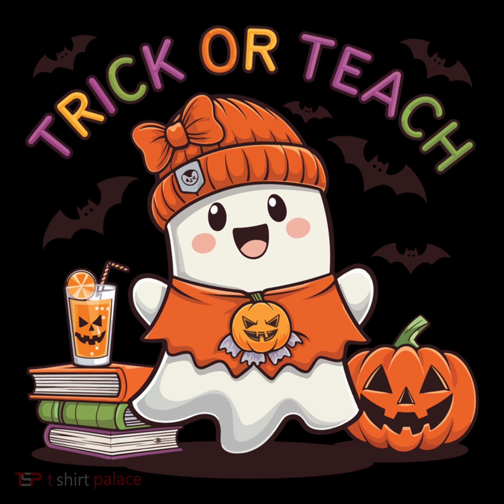 Trick Or Teach Back To School Cute Ghost Halloween Teachers Gift Coffee Mug