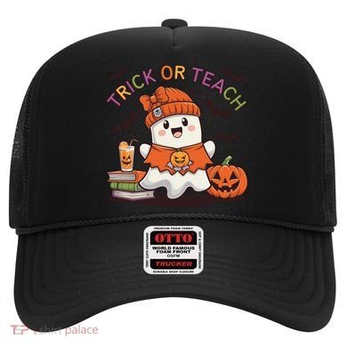 Trick Or Teach Back To School Cute Ghost Halloween Teachers Gift Hat