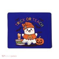 Trick Or Teach Back To School Cute Ghost Halloween Teachers Gift Mousepad thumb 0