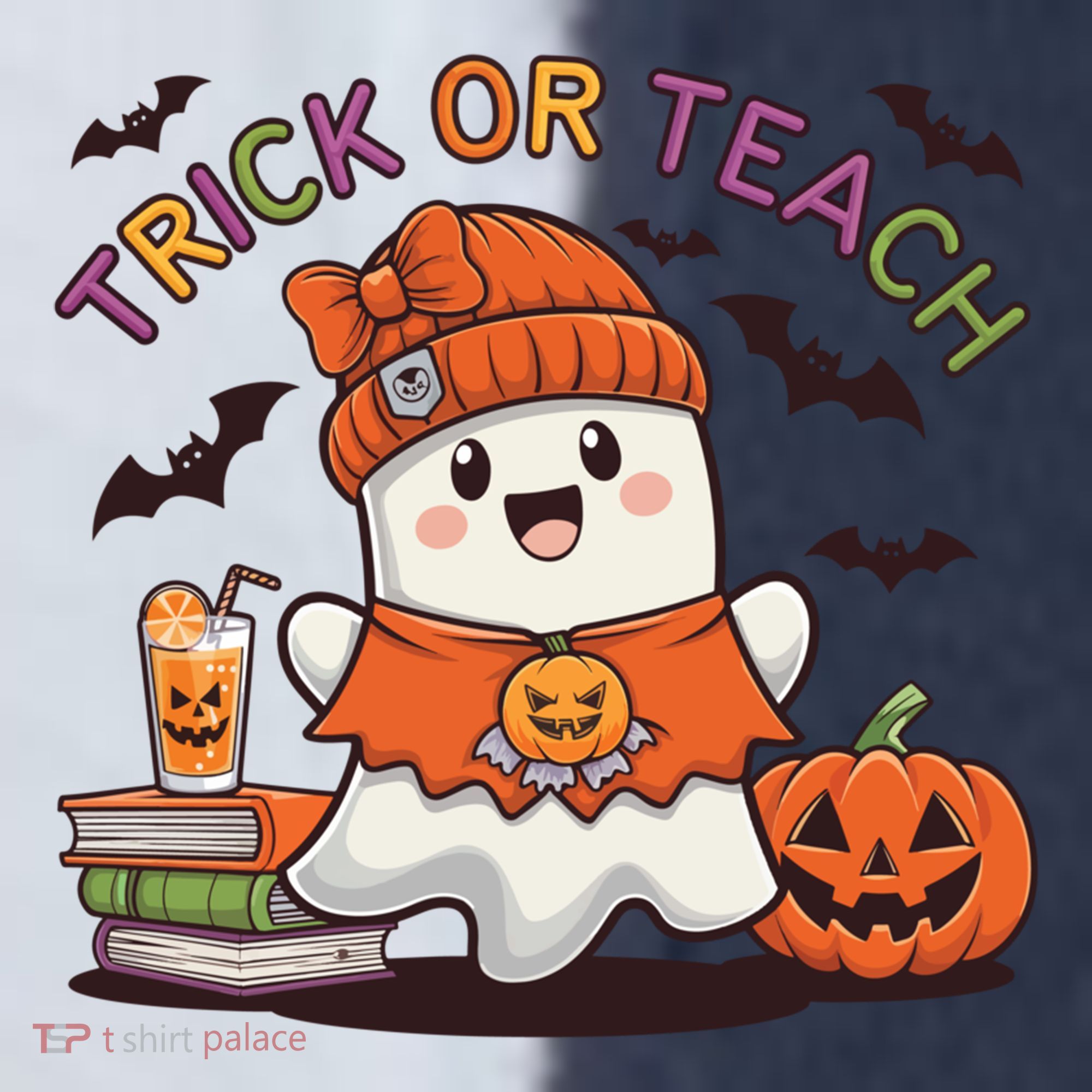 Trick Or Teach Back To School Cute Ghost Halloween Teachers Gift Sport-Tek Competitor United Soccer Jersey