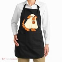 Trick Or Treat Dog Cute Halloween Apron thumb 2