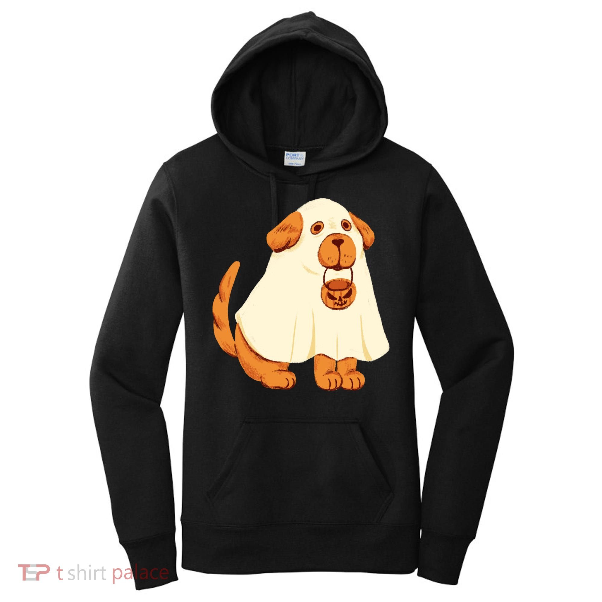 Trick Or Treat Dog Cute Halloween Women's Hoodie