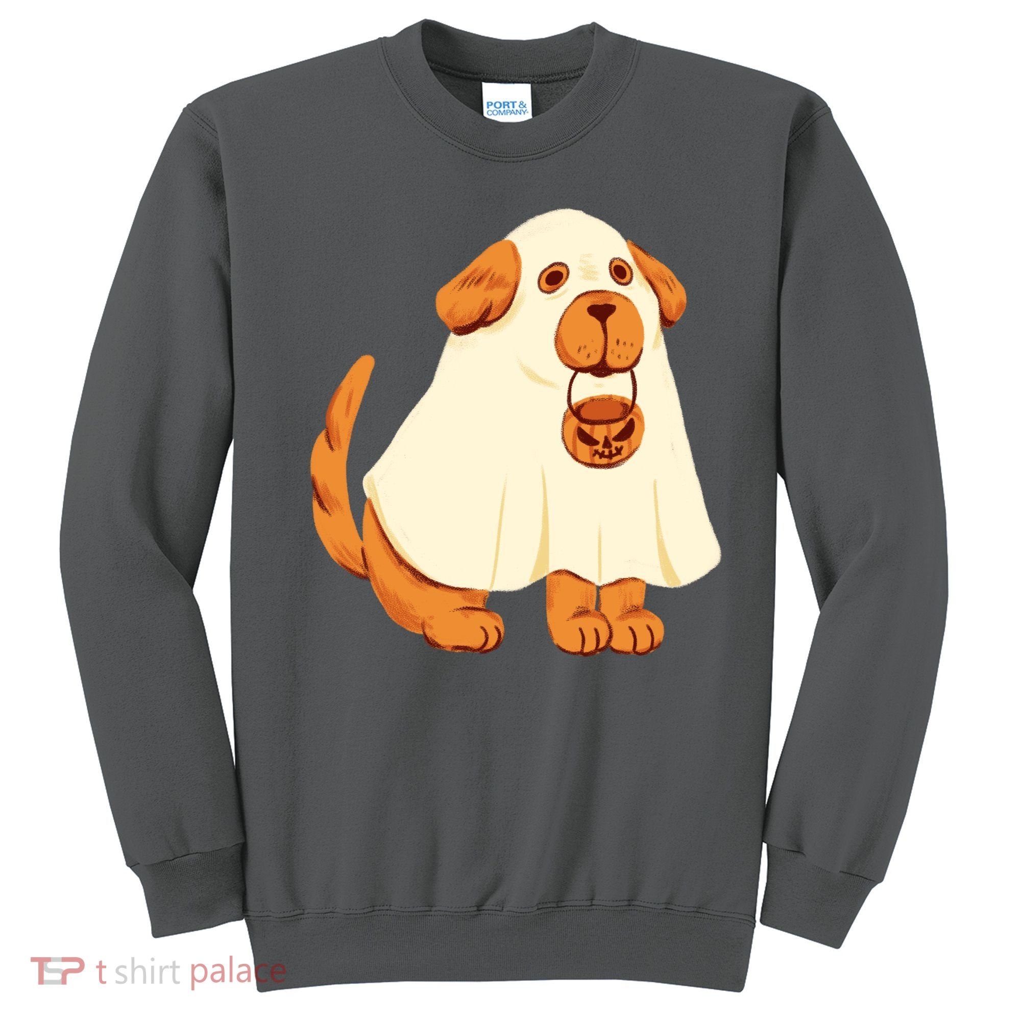 Trick Or Treat Dog Cute Halloween Sweatshirt