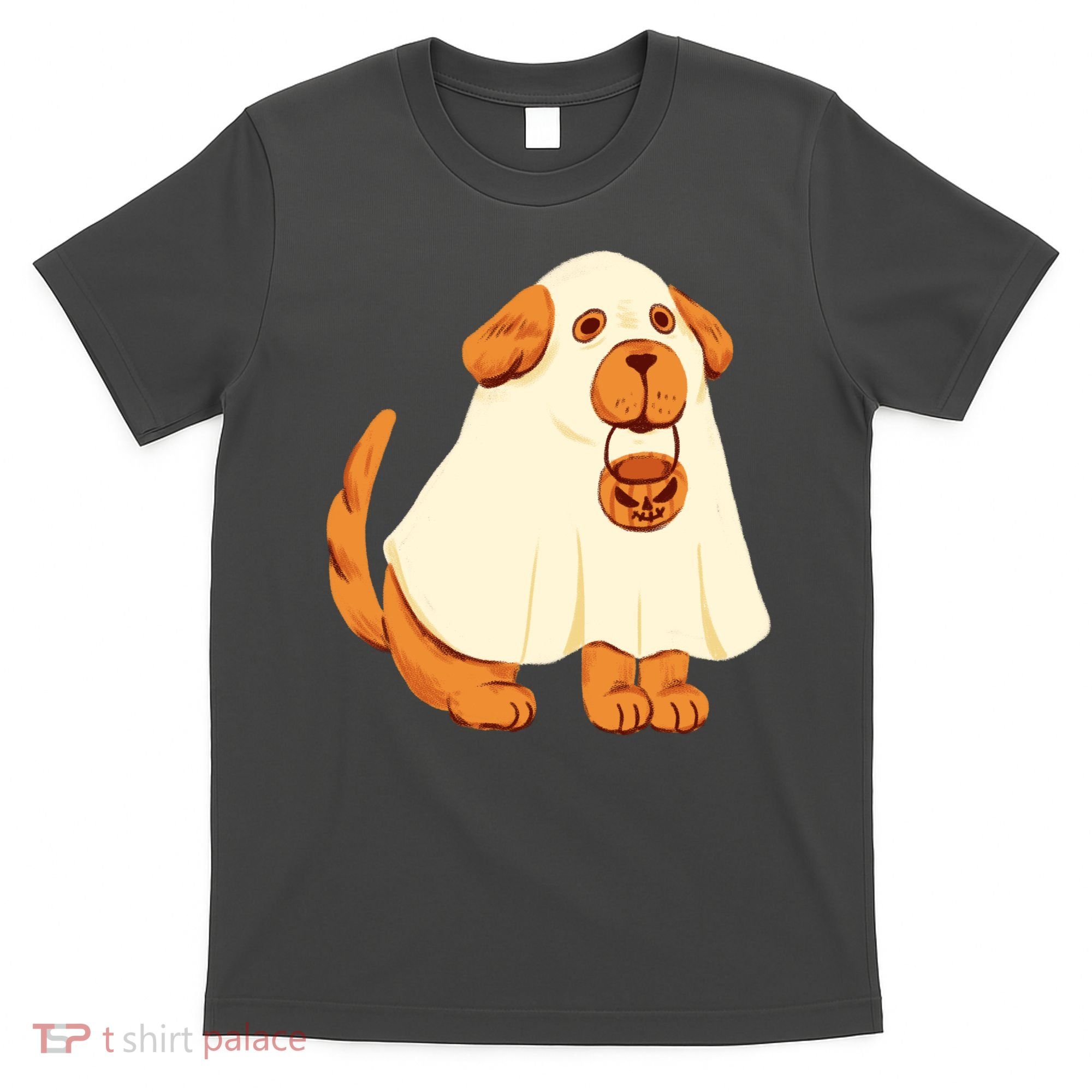 Trick Or Treat Dog Cute Halloween T-Shirt