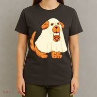 Trick Or Treat Dog Cute Halloween T-Shirt thumb 4