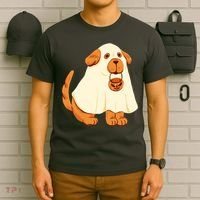 Trick Or Treat Dog Cute Halloween T-Shirt thumb 6