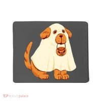 Trick Or Treat Dog Cute Halloween Mousepad thumb 0