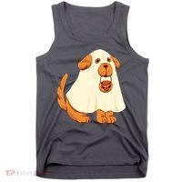 Trick Or Treat Dog Cute Halloween Tank Top thumb 0