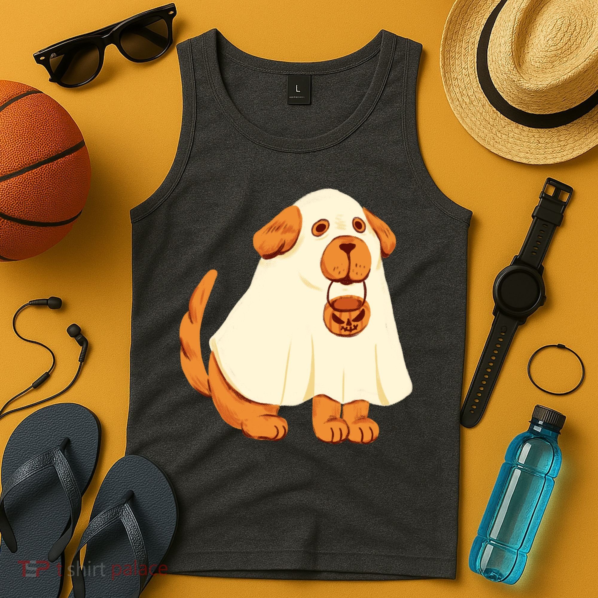 Trick Or Treat Dog Cute Halloween Tank Top