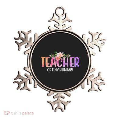 Teacher Of Tiny Humans Floral Ornament