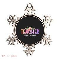 Teacher Of Tiny Humans Floral Ornament thumb 0