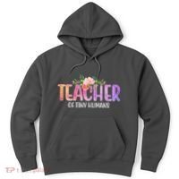 Teacher Of Tiny Humans Floral Hoodie thumb 0