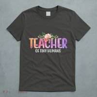Teacher Of Tiny Humans Floral T-Shirt thumb 5