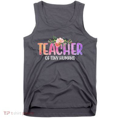 Teacher Of Tiny Humans Floral Tank Top