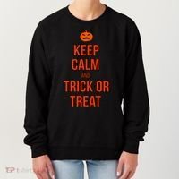 Keep Calm And Trick Or Treat Women's Sweatshirt thumb 0