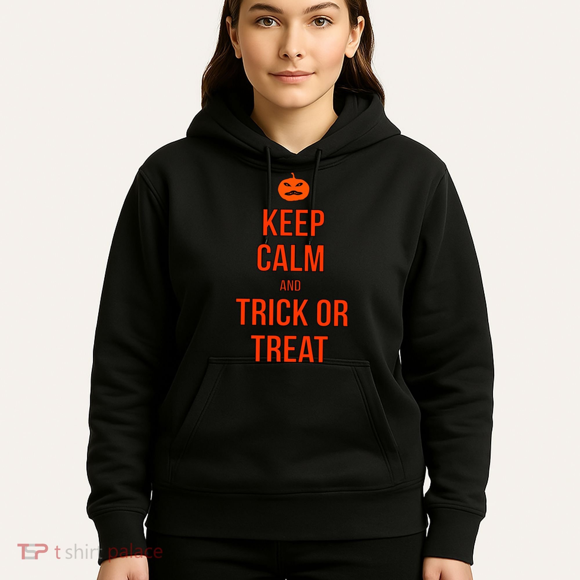 Keep Calm And Trick Or Treat Hoodie