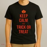 Keep Calm And Trick Or Treat T-Shirt thumb 3