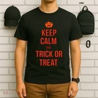 Keep Calm And Trick Or Treat T-Shirt thumb 6