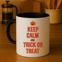 Keep Calm And Trick Or Treat Coffee Mug thumb 4