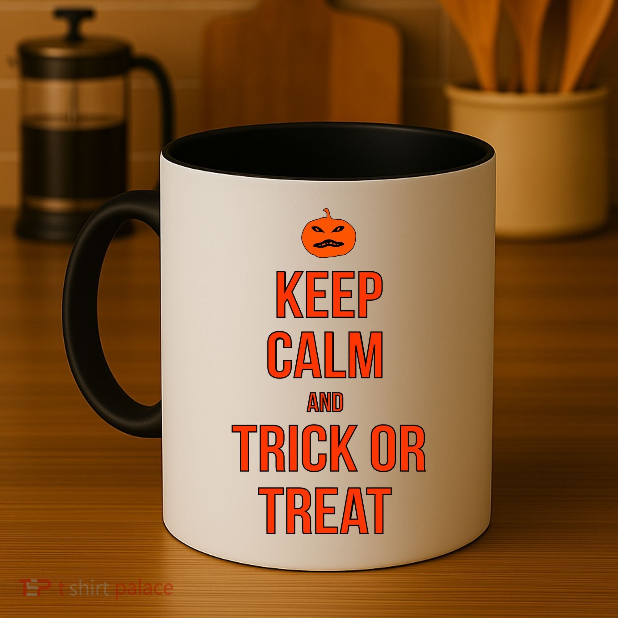 Keep Calm And Trick Or Treat Coffee Mug