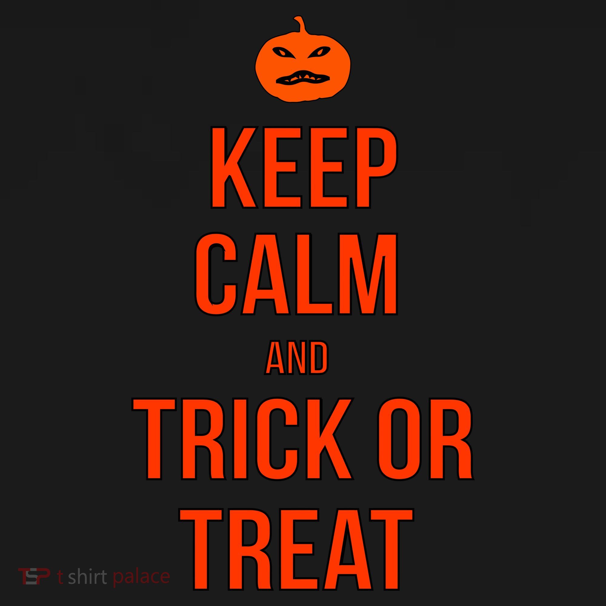 Keep Calm And Trick Or Treat Polo