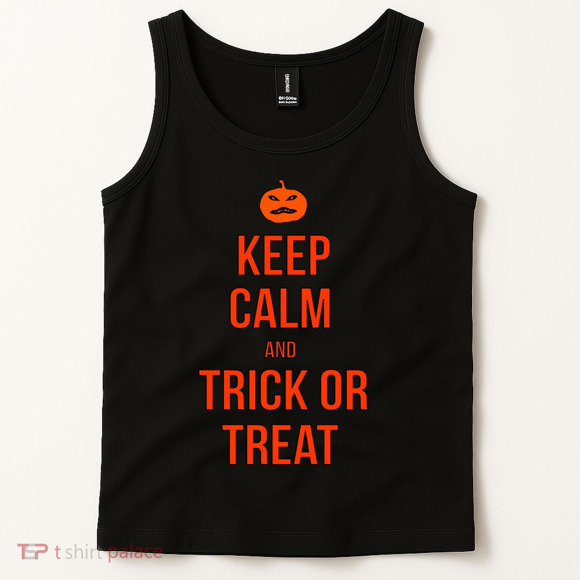 Keep Calm And Trick Or Treat Tank Top