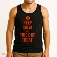 Keep Calm And Trick Or Treat Tank Top thumb 3